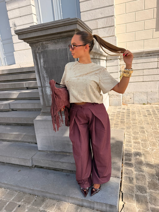 Pantalon Bala burgundy