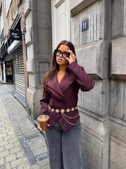 Blazer + ceinture doma