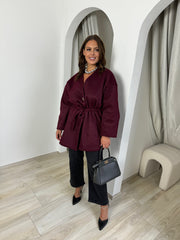Veste / Gilet Rina bordeaux