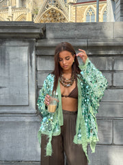 Gilet kimono dahlia