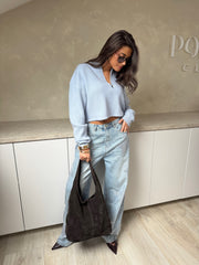 Sac cabas cuir marron