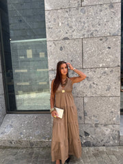Robe aluna taupe