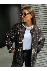 Veste matelassée imprimé astro