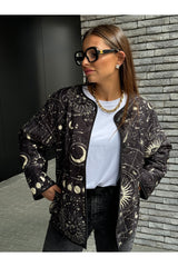 Veste matelassée imprimé astro