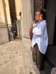 Pantalon print léopard
