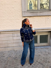 Gilet Gabriella bleu marine