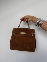 Sac cuir Kelly cognac
