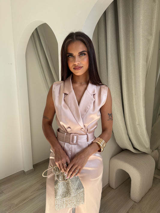 Combinaison Vio nude-pink