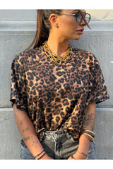 T-shirt léopard