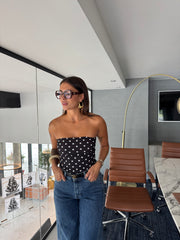 Top bustier escada noir