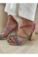 Multicolor Heels