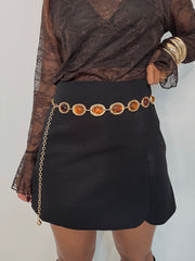 Jupe Short Portefeuille noire