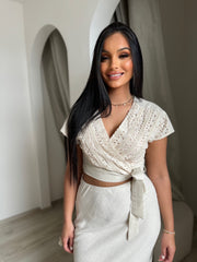 Top broderie anglaise Léo