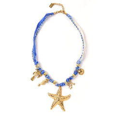 Collier Lio bleu