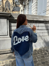 Veste en jeans love