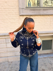 Gilet Gabriella bleu marine