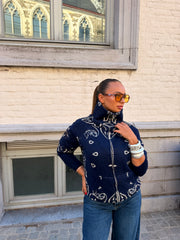 Gilet Gabriella bleu marine