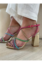 Multicolor Heels