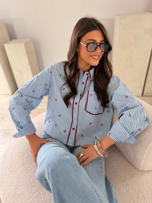 Chemise cerise