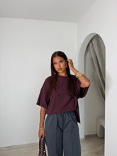 T-shirt Lysée prune