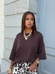 T-shirt Lysée marron