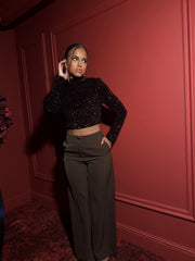 Pantalon Asami marron