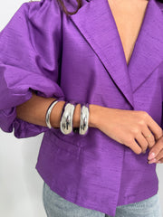 Trio de bracelets silver