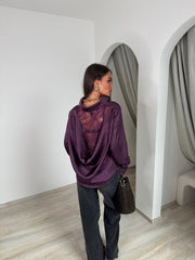 Chemisier natoa prune