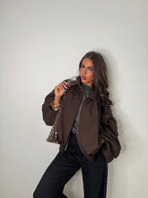 Veste capucine marron