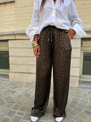 Pantalon print léopard