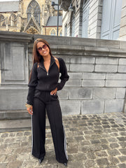 Pull dos nu + manche