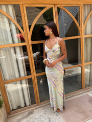 Robe Lumi vert pastel