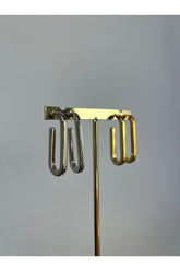 Boucles d’oreilles rectangle