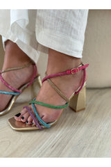 Multicolor Heels