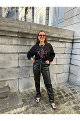 Pantalon simili cuir Liv