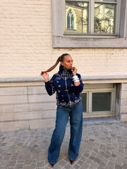 Gilet Gabriella bleu marine