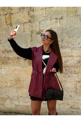 Veste sans manche vino rosso