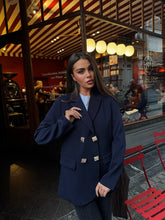 Blazer inez bleu nuit