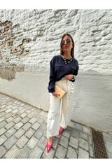 Pull faro bleu marine