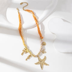 Collier Lio orange