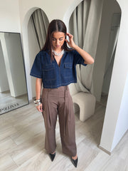 Pantalon vanja marron