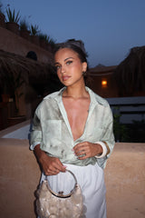 Chemisier Olyne vert création