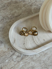 Boucles d’oreilles Éléonore latte