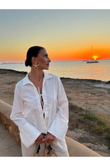 Chemisier Lino blanc