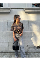 T-shirt léopard