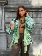 Gilet kimono dahlia