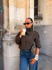 Gilet Lorenz choco