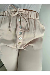 Pantalon perle d’huître