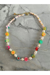 Bunte Halskette