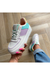 Sneakers LIA white/Lila.